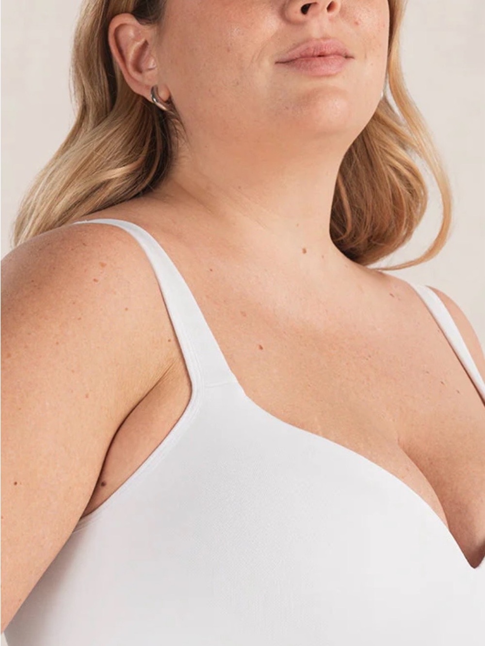 Shapermint White Sweetheart Built-In Bra Shaper Cami - Picture 2 of 12